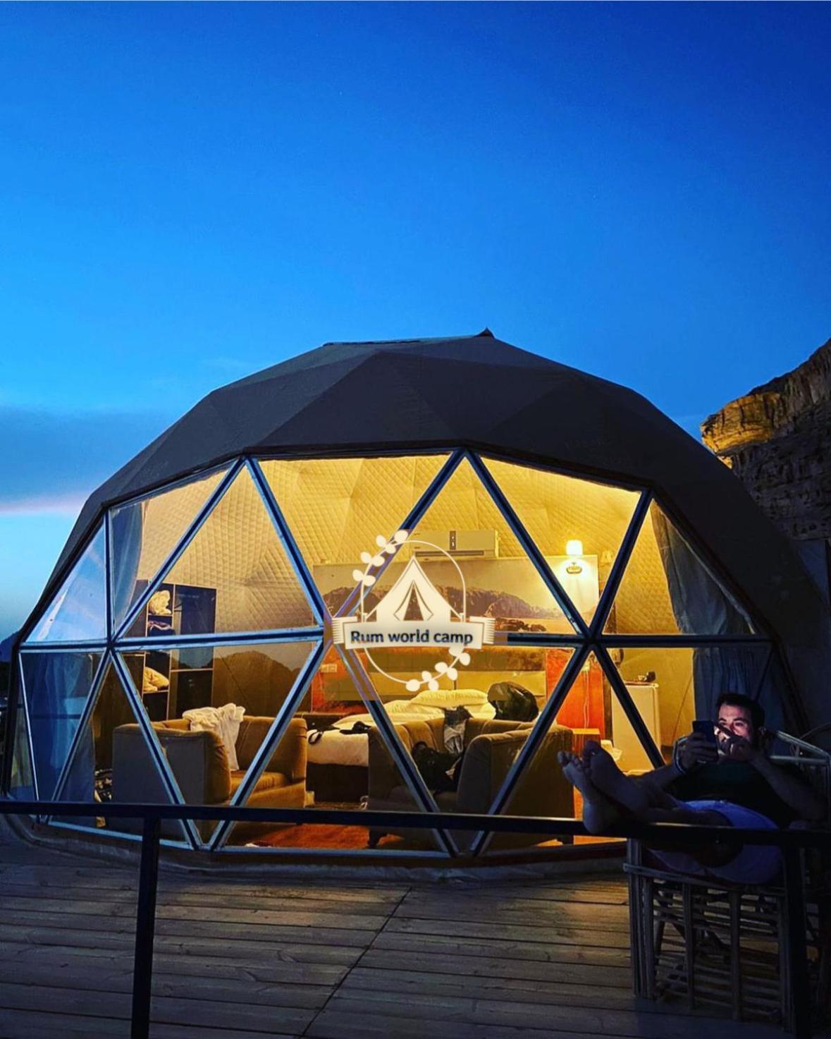 Rum World Bubble Luxury Camp Ουάντι Ραμ Εξωτερικό φωτογραφία